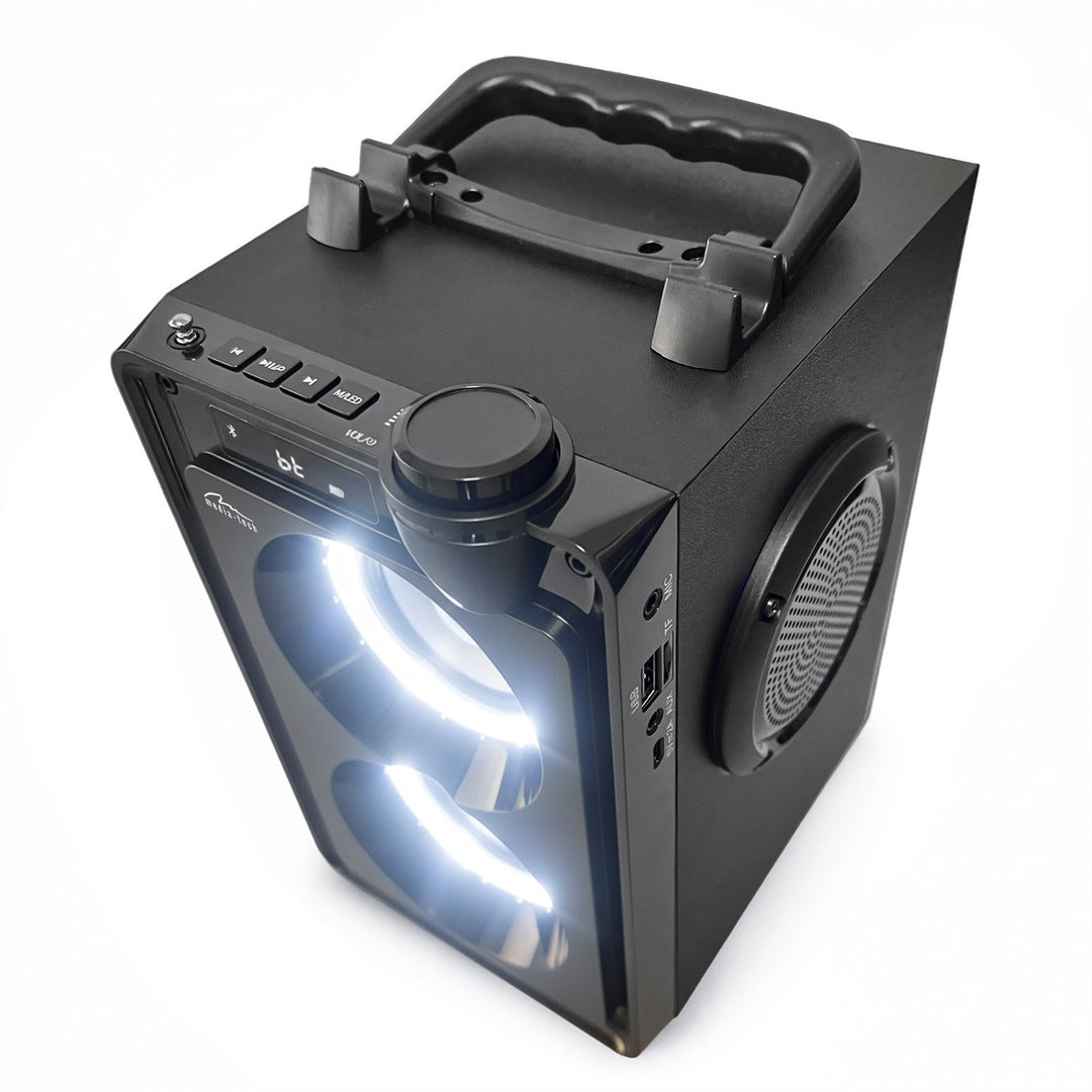 OVERBOX MT3186 bærbar Bluetooth-højttaler, FM-radio, understøtter SD-kort og USB, RMS-effekt 30 W, Mediatech