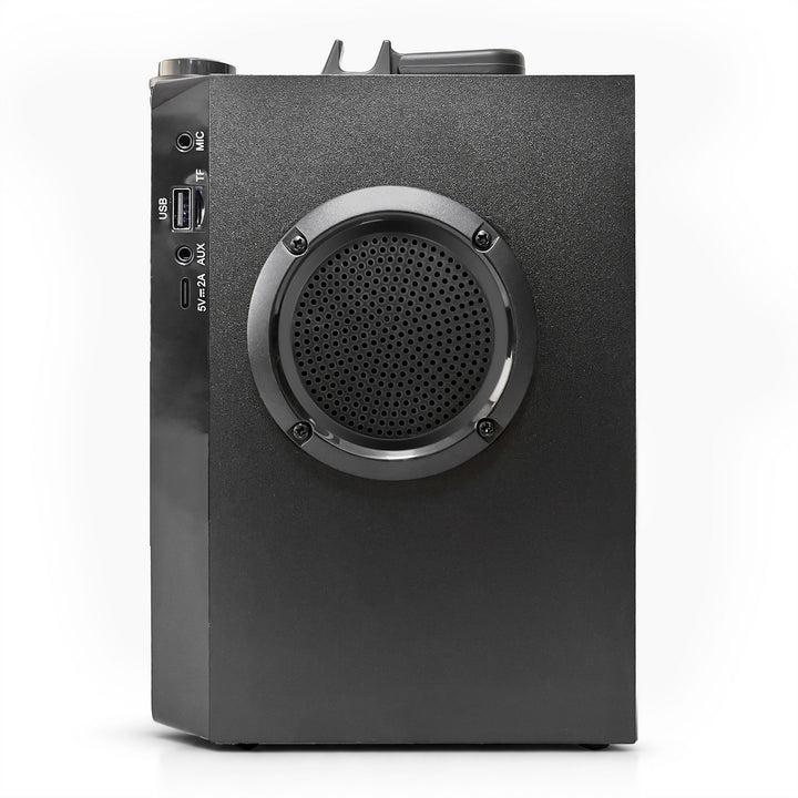 OVERBOX MT3186 bærbar Bluetooth-højttaler, FM-radio, understøtter SD-kort og USB, RMS-effekt 30 W, Mediatech