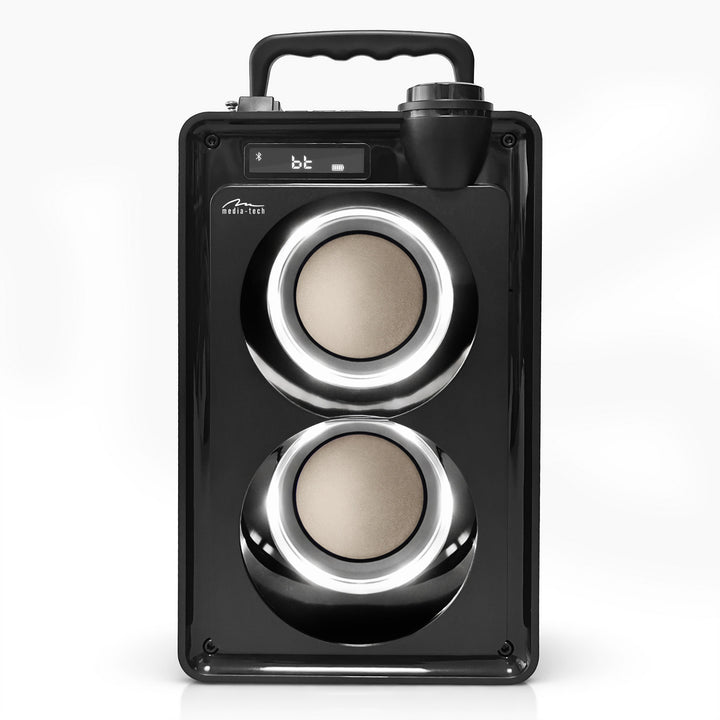 OVERBOX MT3186 bærbar Bluetooth-højttaler, FM-radio, understøtter SD-kort og USB, RMS-effekt 30 W, Mediatech