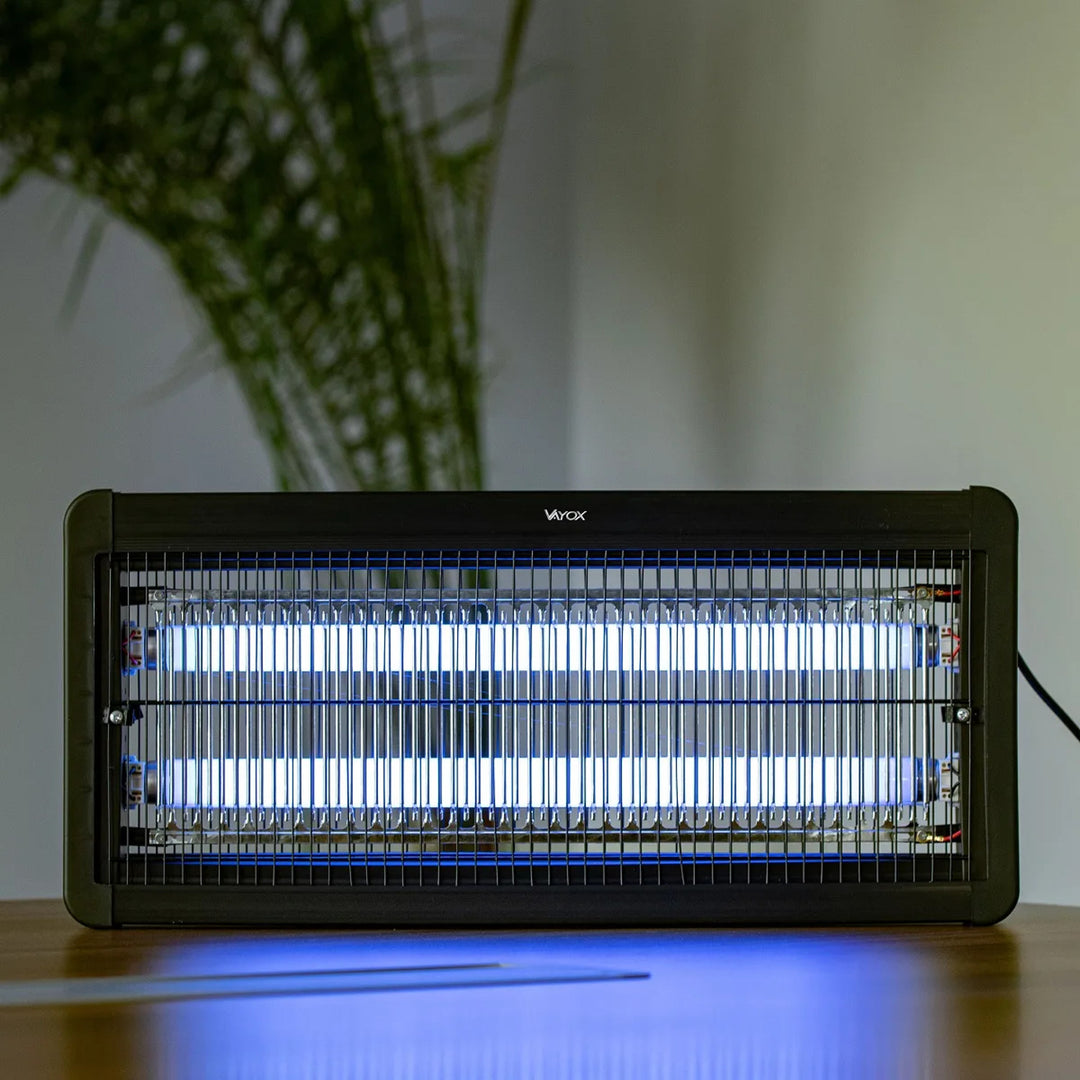 Insektdræberlampe til myg, fluer og møll, elektrisk fælde, UV, 30 W, Vayox