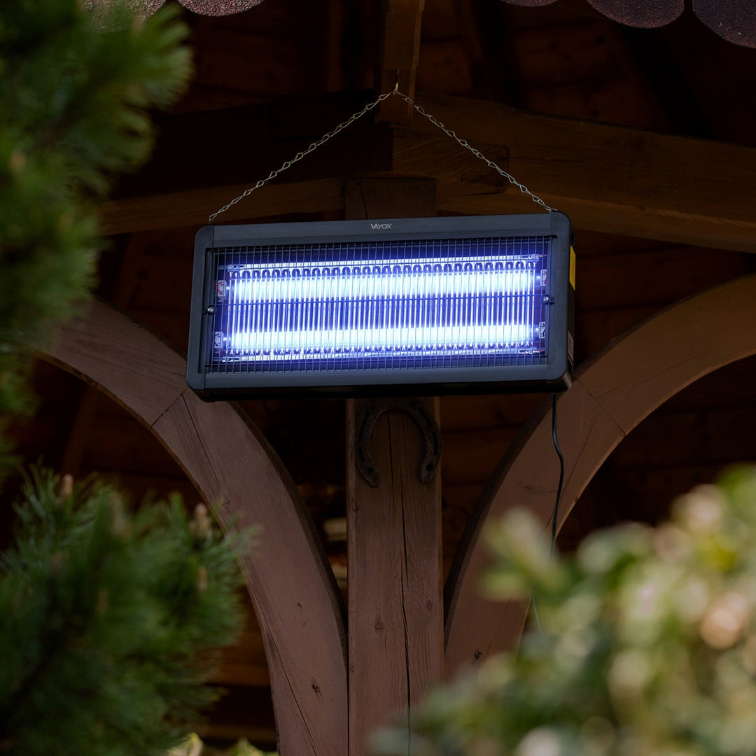Insektdræberlampe til myg, fluer og møll, elektrisk fælde, UV, 30 W, Vayox