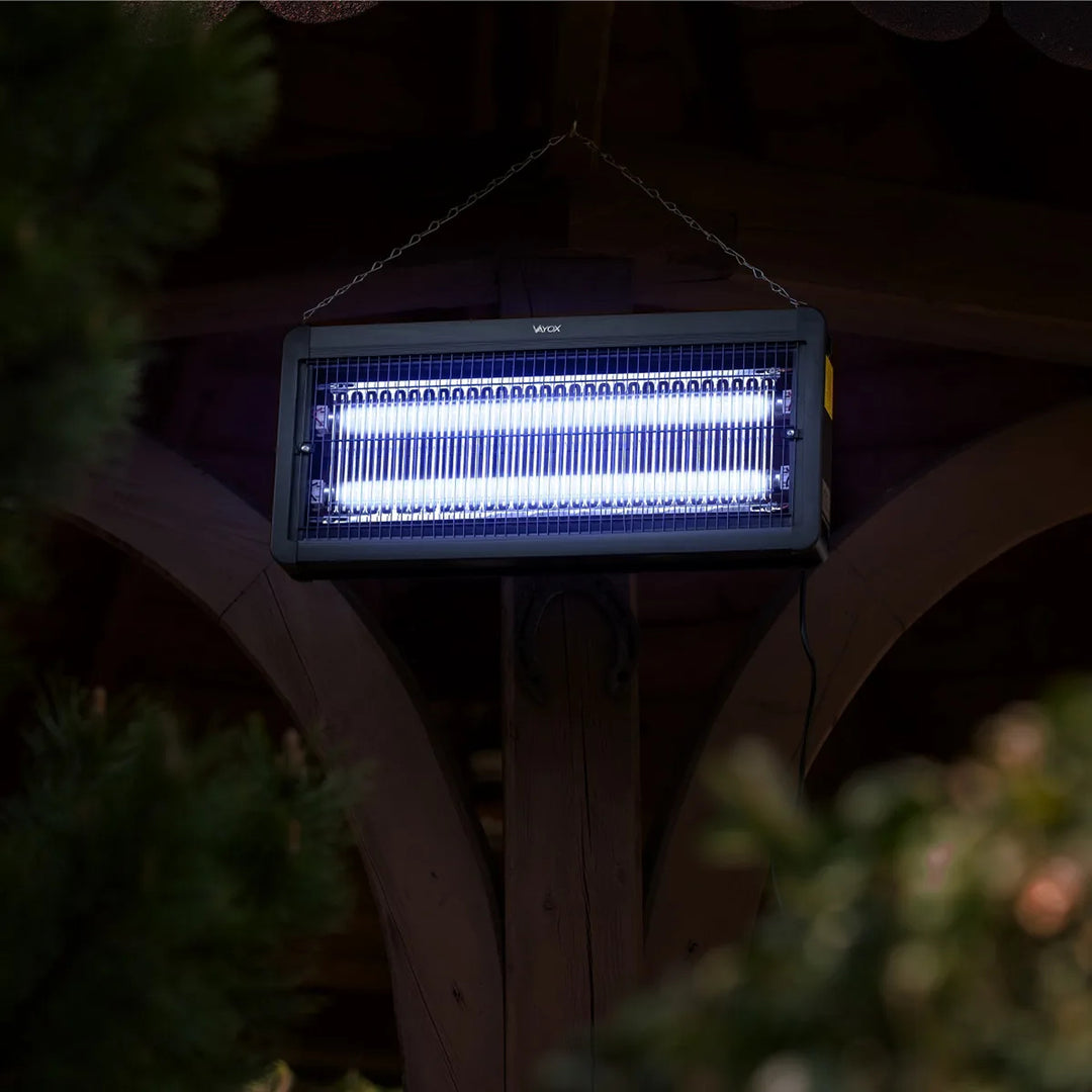 Insektdræberlampe til myg, fluer og møll, elektrisk fælde, UV, 30 W, Vayox