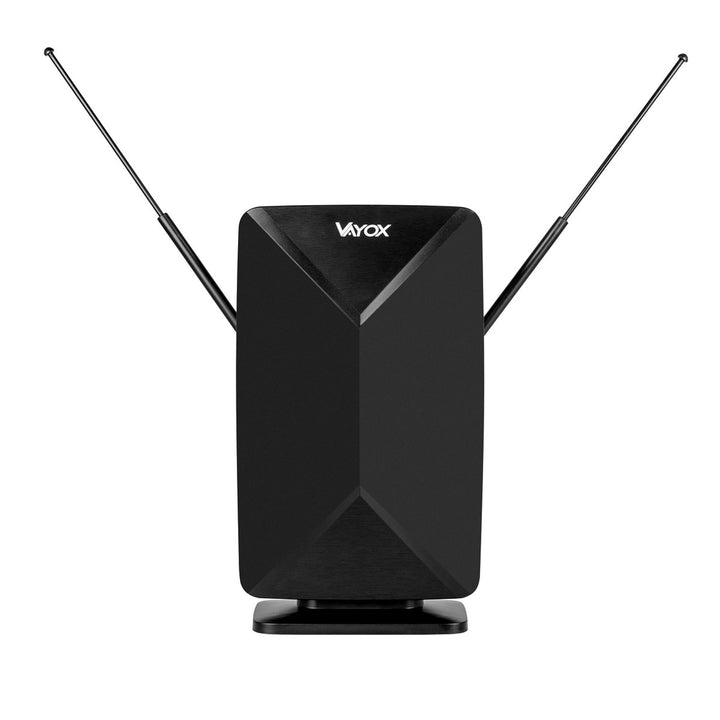 Aktiv antenne, stueantenne, indendørs, udendørs, DVB-T2, 4K-jordbaseret tv, Vayox