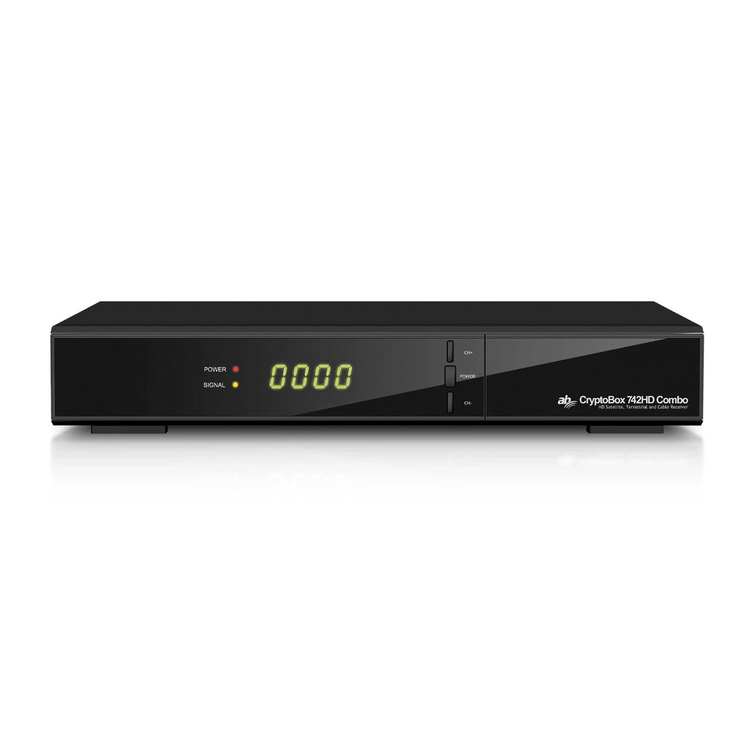 AB CryptoBox 742HD Combo DVB-T2/S2/C Full HD-modtager