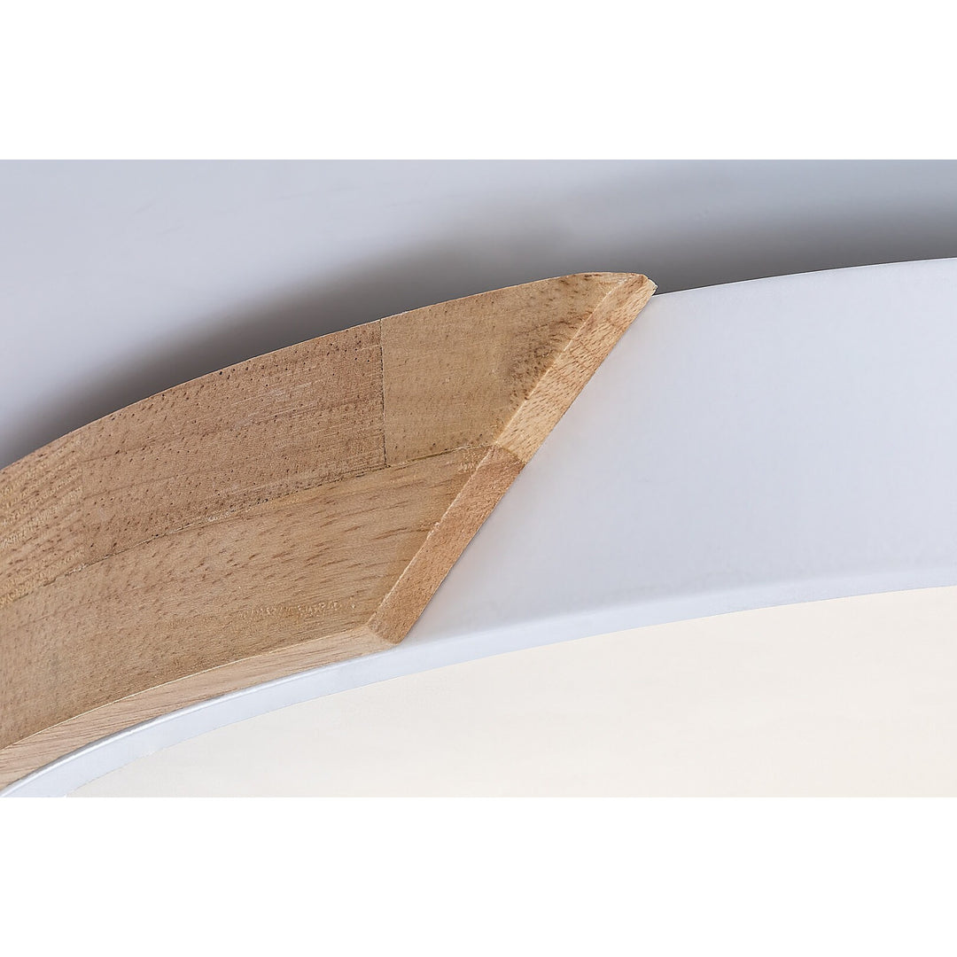 Rabalux Maple2 LED-loftslampe, 24 W, IP20, mat hvid, 3000 K, 71417