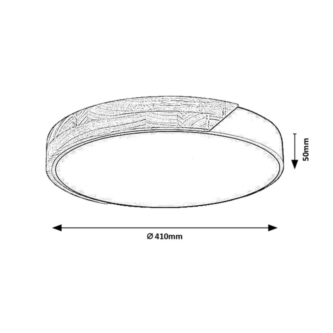 Rabalux Maple2 LED-loftslampe, 24 W, IP20, mat hvid, 3000 K, 71417