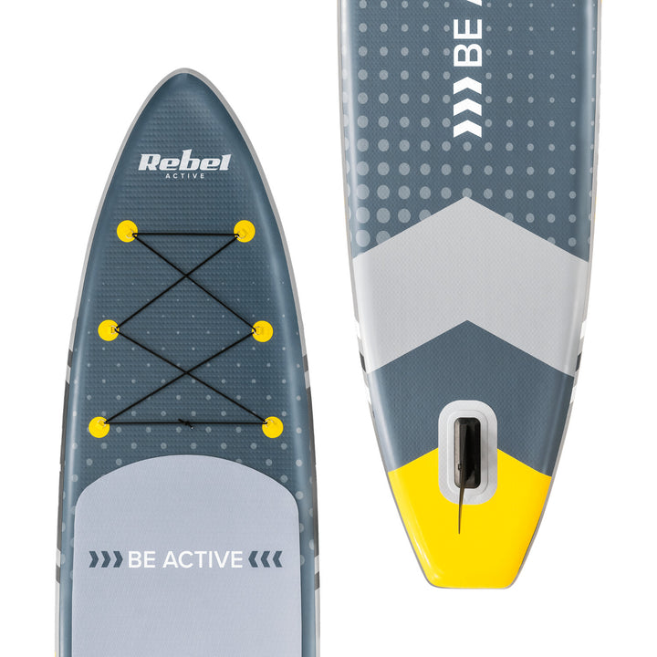 REBEL ACTIVE oppusteligt SUP-bræt 350 x 81 x 15 cm, sæt