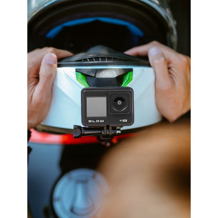 Pro4U 5K Blow-sportskamera, 5K Ultra HD-kvalitet, 20 megapixel, 160° vidvinkelobjektiv, vandtæt, fjernbetjening, 78-568#