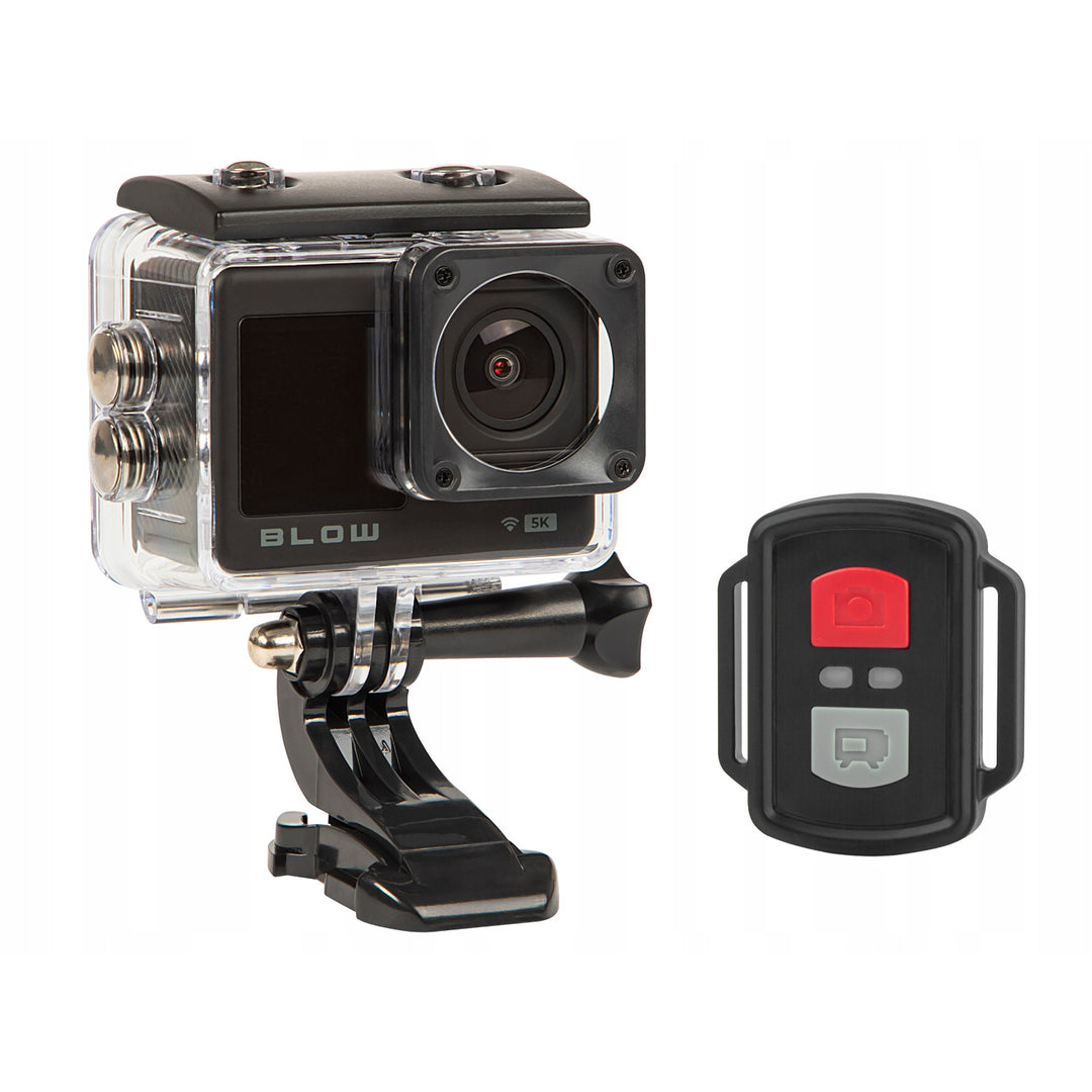 Pro4U 5K Blow-sportskamera, 5K Ultra HD-kvalitet, 20 megapixel, 160° vidvinkelobjektiv, vandtæt, fjernbetjening, 78-568#