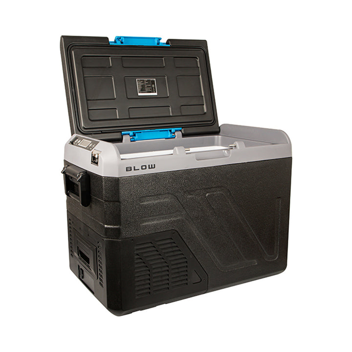Blow kompressorkøleskab til biler, kapacitet 35 l, berøringsfølsomt betjeningspanel, 12 V, 24 V og 230 V, USB-C-stik, 44-208#