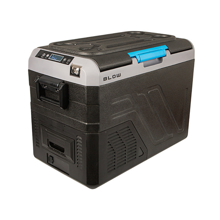 Blow kompressorkøleskab til biler, kapacitet 35 l, berøringsfølsomt betjeningspanel, 12 V, 24 V og 230 V, USB-C-stik, 44-208#