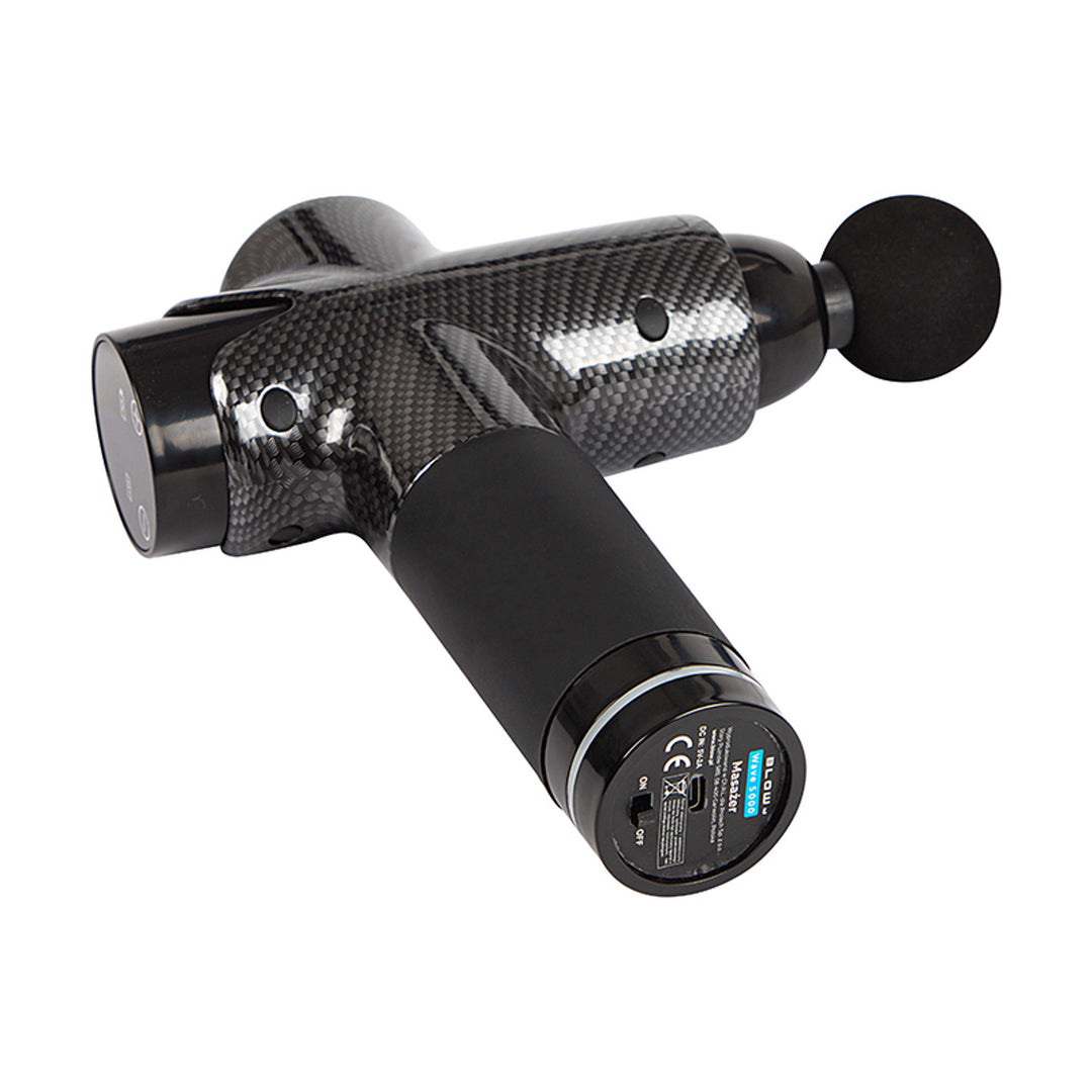 Blow-massageapparat, 10 dyser, oplader og rejsetaske, effekt 200 W, 30 hastighedsindstillinger, hurtigopladning, 44-341