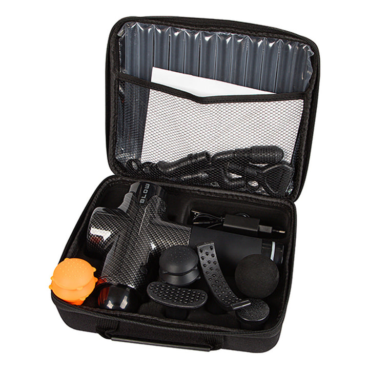 Blow-massageapparat, 10 dyser, oplader og rejsetaske, effekt 200 W, 30 hastighedsindstillinger, hurtigopladning, 44-341