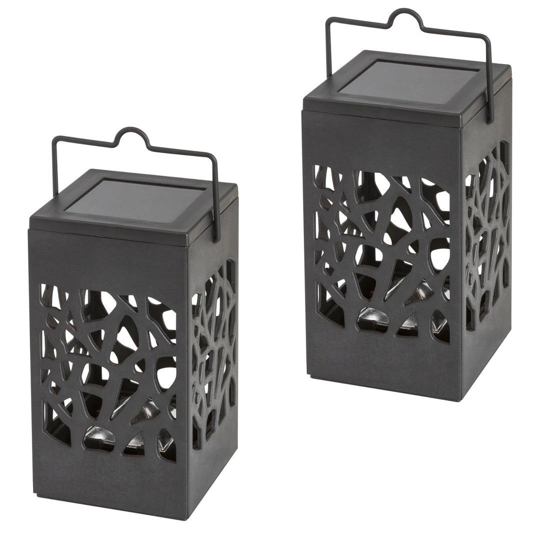 Mora solcellelampe, 1 lm, beskyttelsesklasse IP23, farve: sort, LED 0,07 W, 8948, 2 stk.