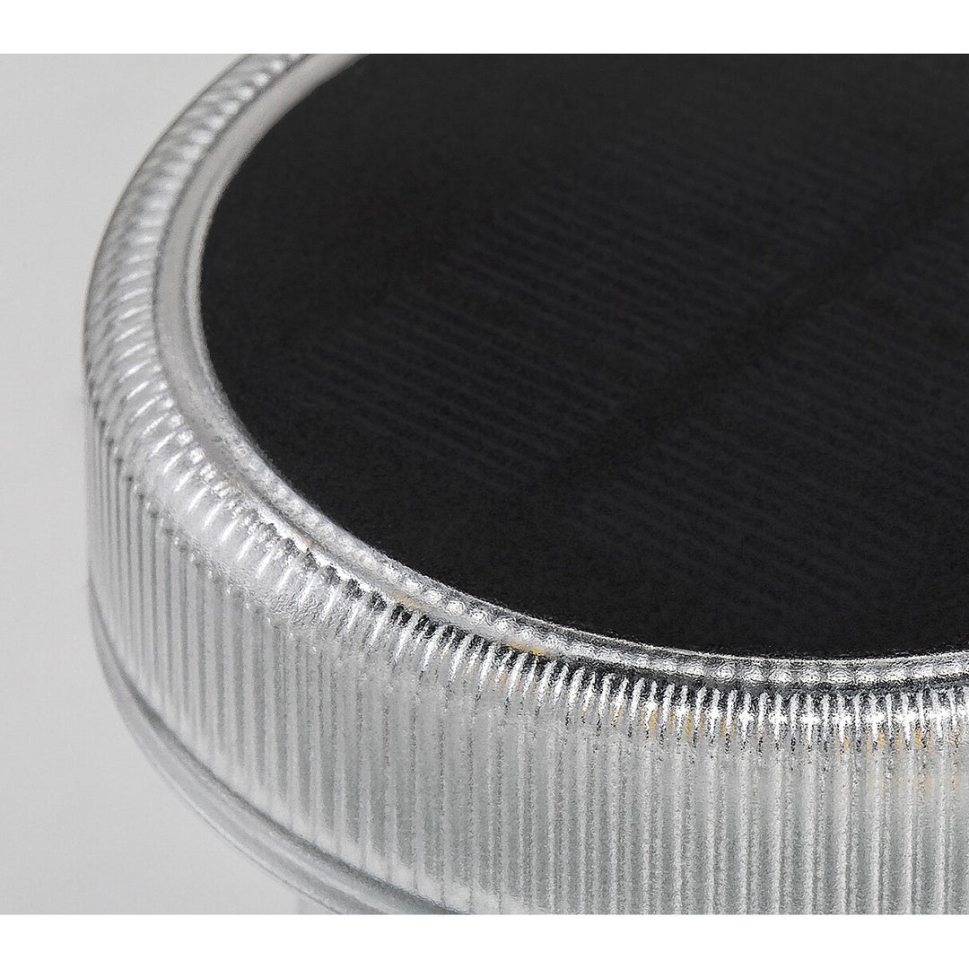 Trillo LED-solcellelampe 0,3 W, tusmørkesensor, gennemsigtig, IP65, K 4000, 77175, 2 stk.