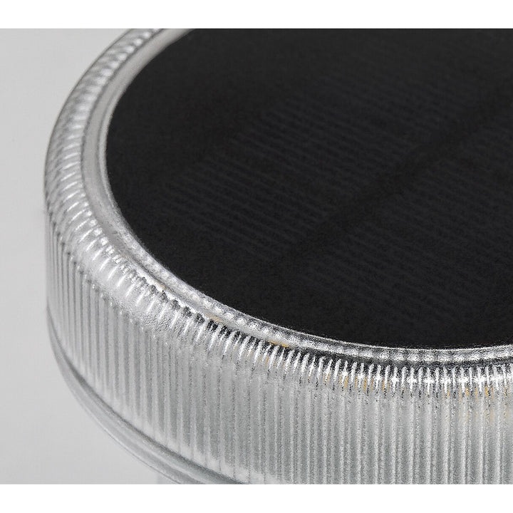 Trillo LED-solcellelampe 0,3 W, tusmørkesensor, gennemsigtig, IP65, K 4000, 77175, 2 stk.