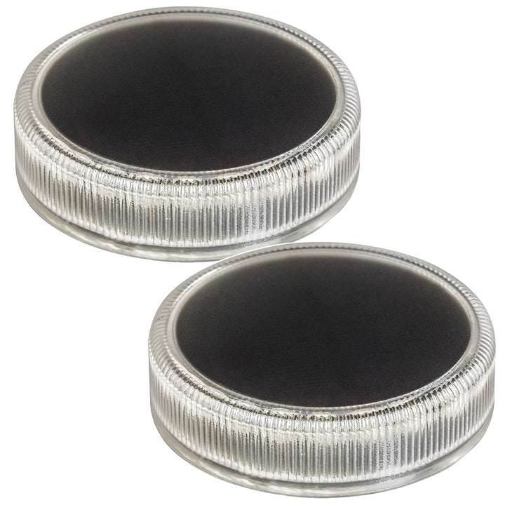 Trillo LED-solcellelampe 0,3 W, tusmørkesensor, gennemsigtig, IP65, K 4000, 77175, 2 stk.