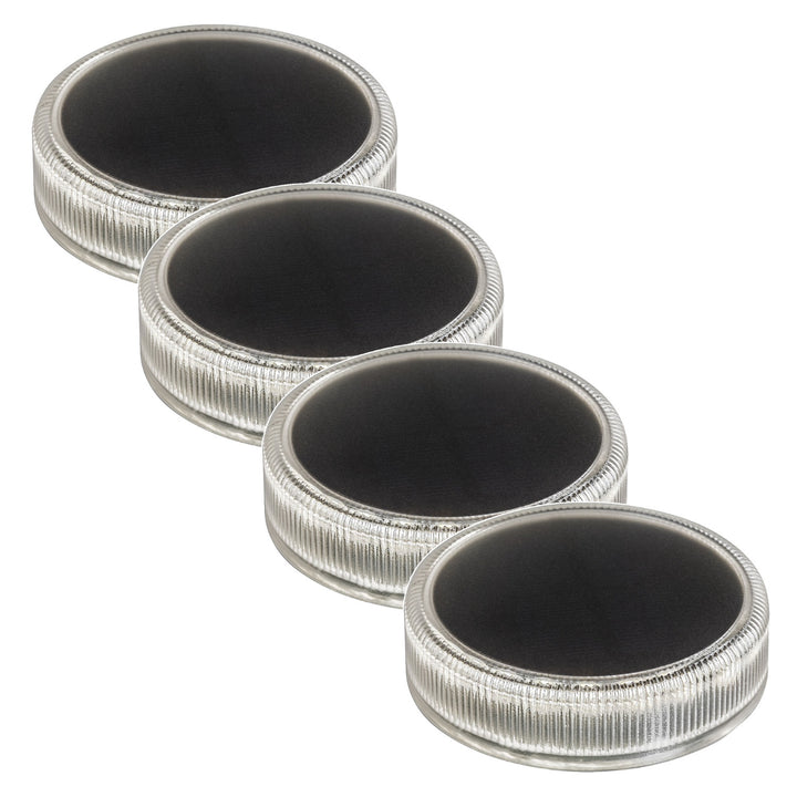 Trillo LED-solcellelampe 0,3 W, tusmørkesensor, gennemsigtig, IP65, K 4000, 77175, 4 stk.