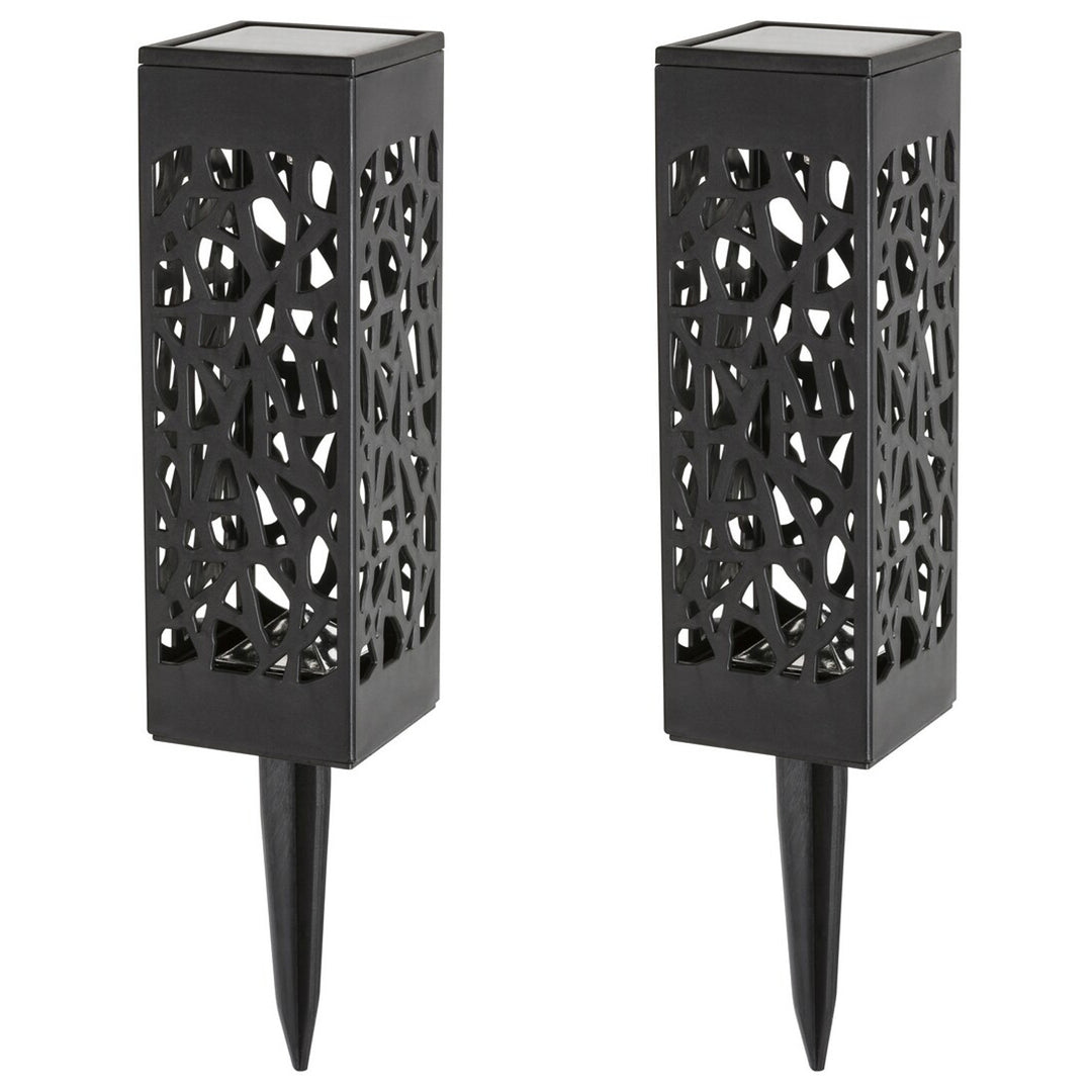 Mora solcellelampe, 2 lm, beskyttelsesklasse IP23, farve: sort, LED 0,16 W, 8949, 2 stk.