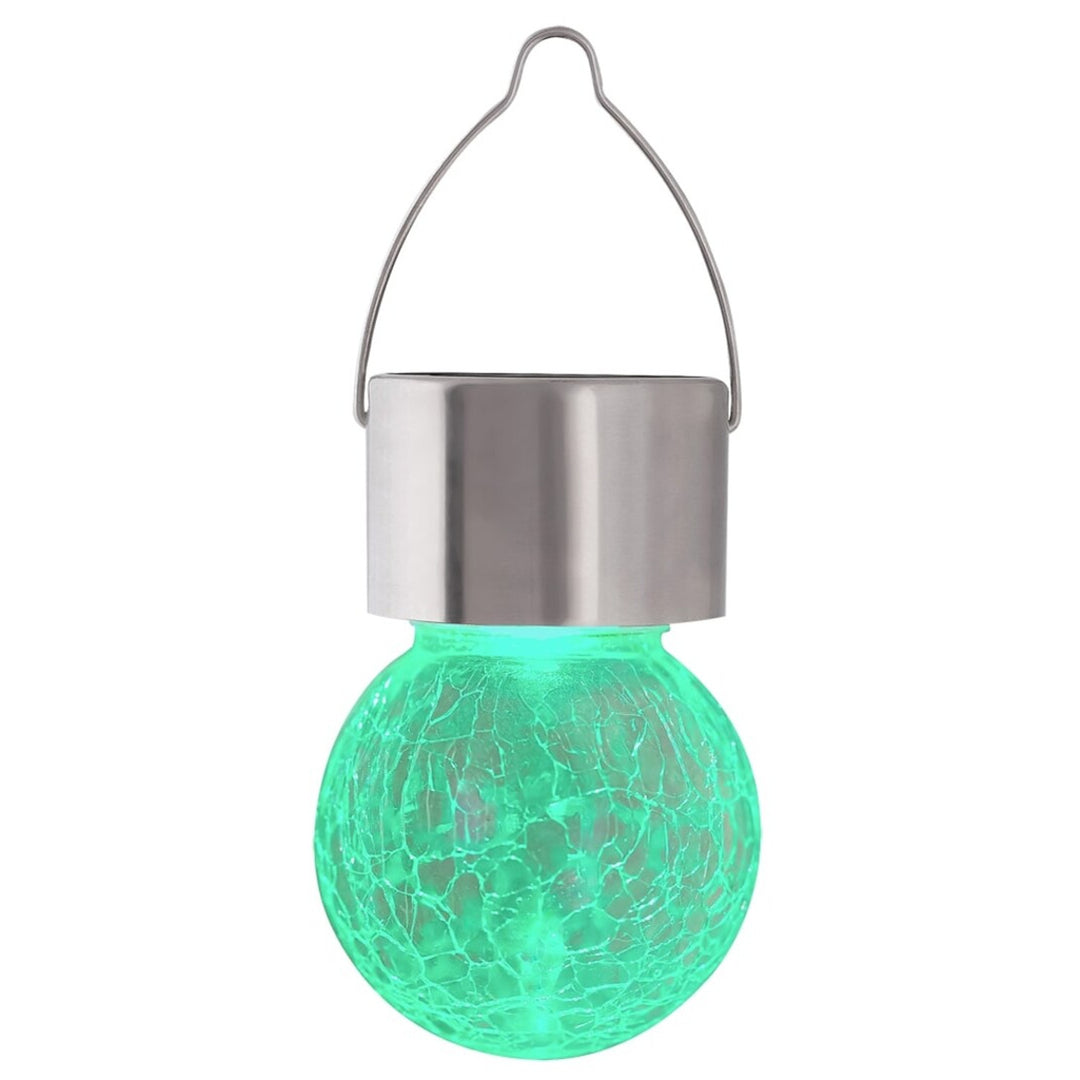 Rabalux Yola solcellelampe, 1 lm, IP44, farve: satinkrom, LED 0,06 W, 7850, 2 stk.