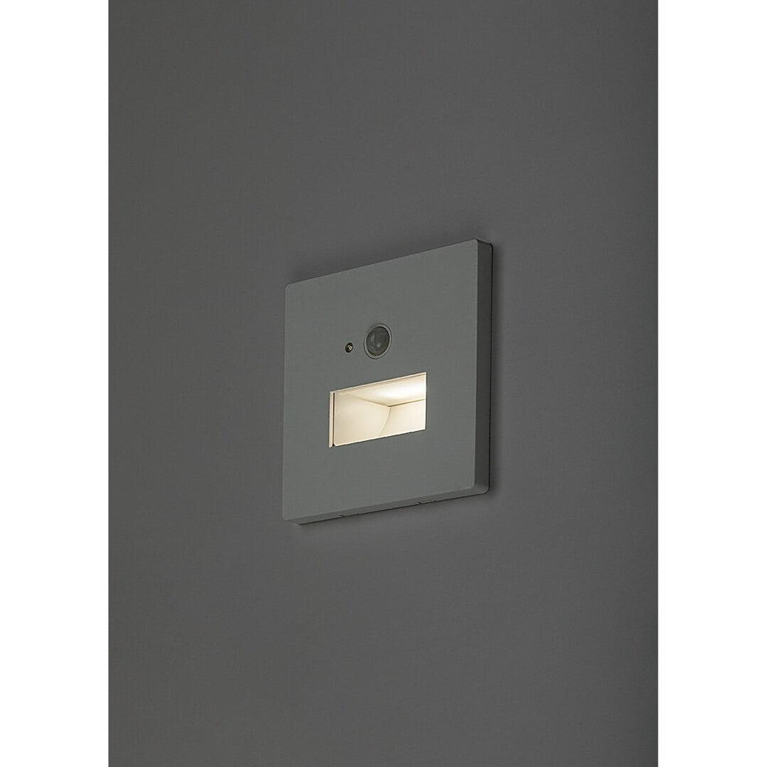 Lunca LED-lampe 1 W IP20 hvid 3000, 4500, 6500 K bevægelsessensor, lyssensor, 77198, 4 stk.