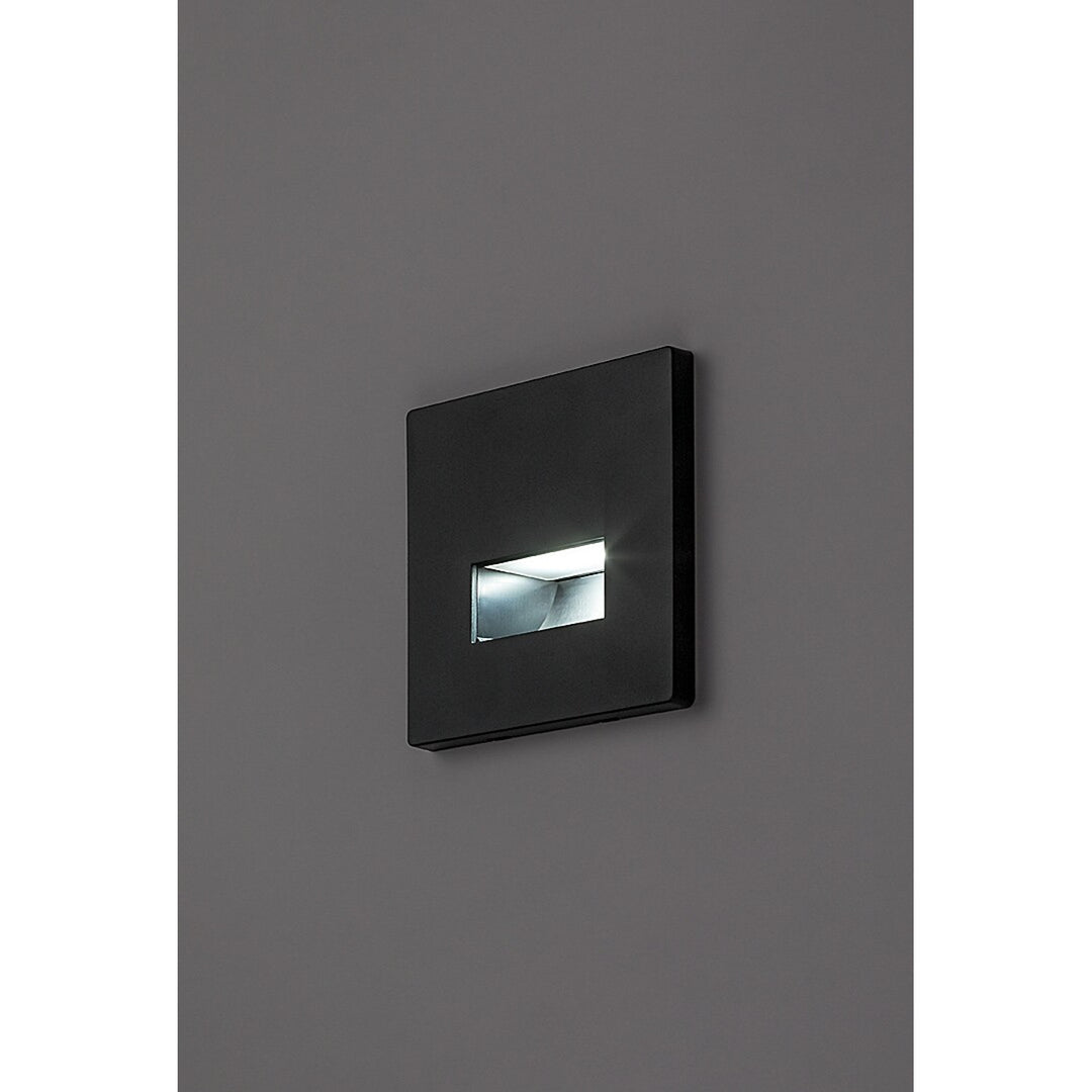 Lunca LED-lampe 1 W, IP20, sort, justerbar lysfarve 3000, 4500, 6500 K, 77195, 2 stk.