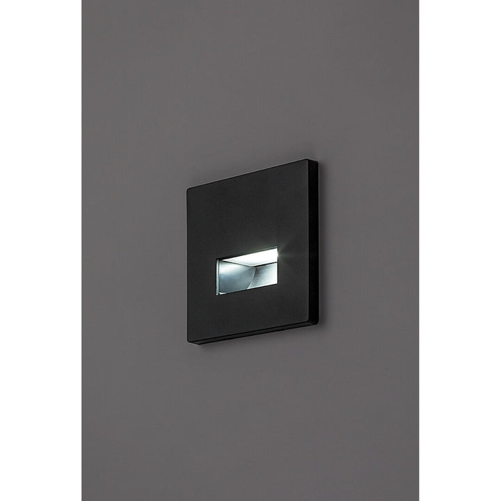 Lunca LED-lampe 1 W, IP20, sort, justerbar lysfarve 3000, 4500, 6500 K, 77195, 2 stk.