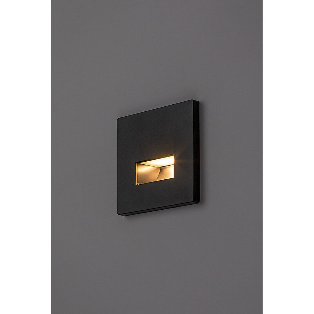 Lunca LED-lampe 1 W, IP20, sort, justerbar lysfarve 3000, 4500, 6500 K, 77195, 4 stk.