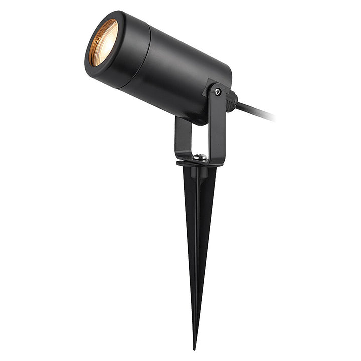 Rabalux Krobia jordlampe, IP65, sort, GU10-fatning, maks. 4 W, 7814, 2 stk.
