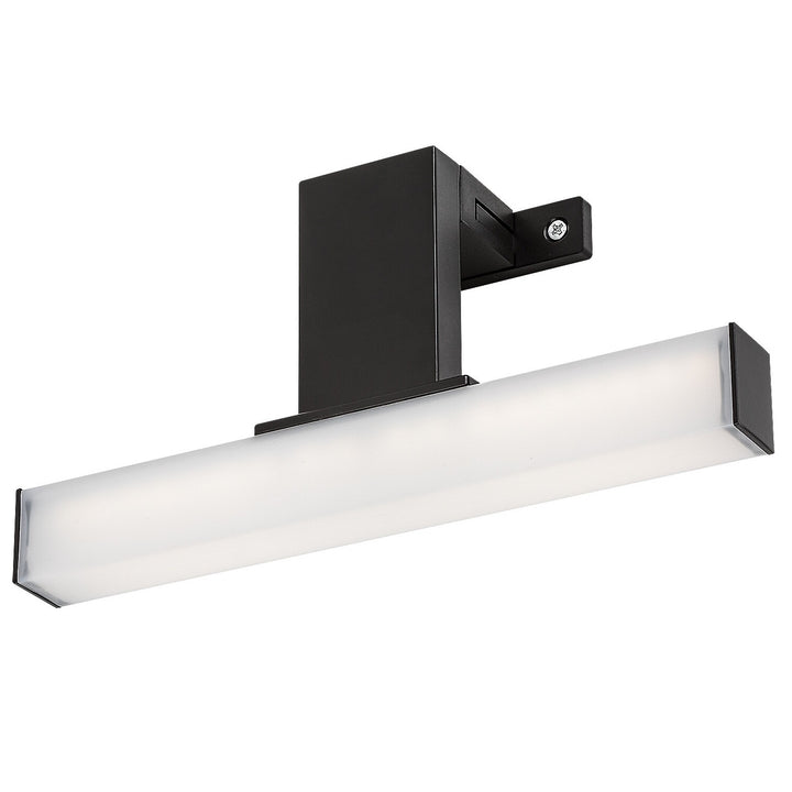 Rabalux Oliro LED-badeværelseslampe, 4 W, sort, IP44, 4000 K, 75050