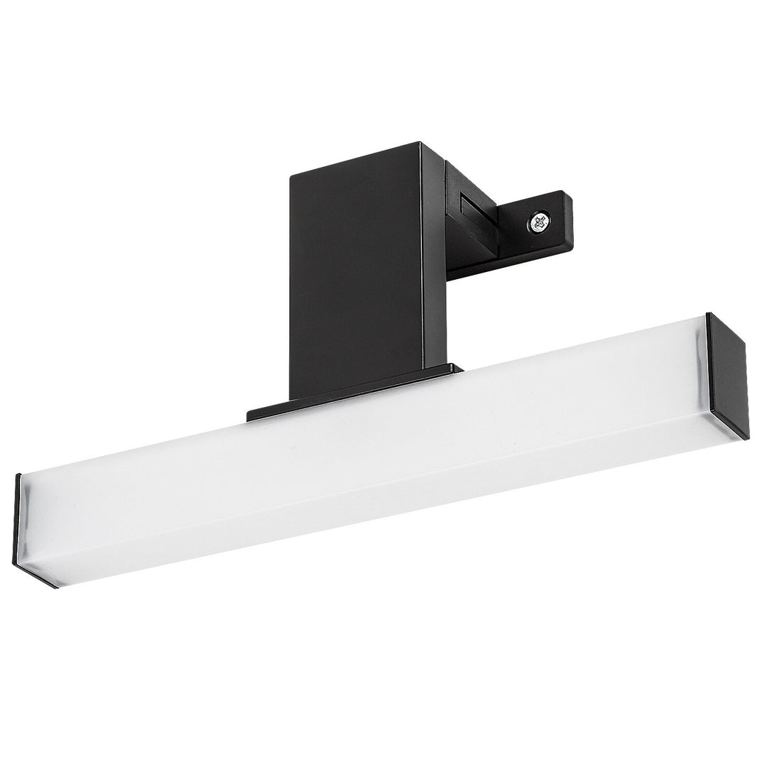 Rabalux Oliro LED-badeværelseslampe, 4 W, sort, IP44, 4000 K, 75050