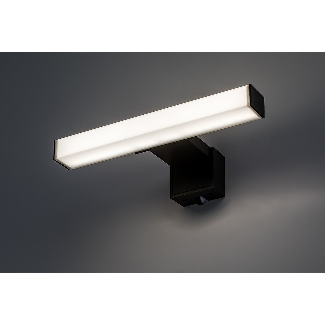 Rabalux Oliro LED-badeværelseslampe, 4 W, sort, IP44, 4000 K, 75050