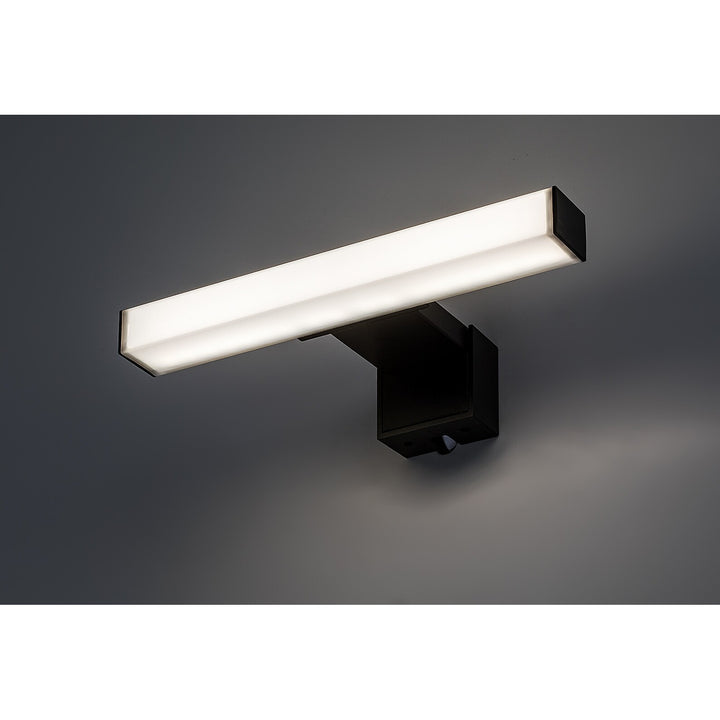 Rabalux Oliro LED-badeværelseslampe, 4 W, sort, IP44, 4000 K, 75050