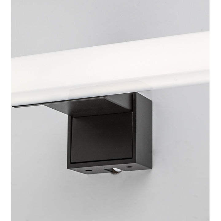 Rabalux Oliro LED-badeværelseslampe, 4 W, sort, IP44, 4000 K, 75050