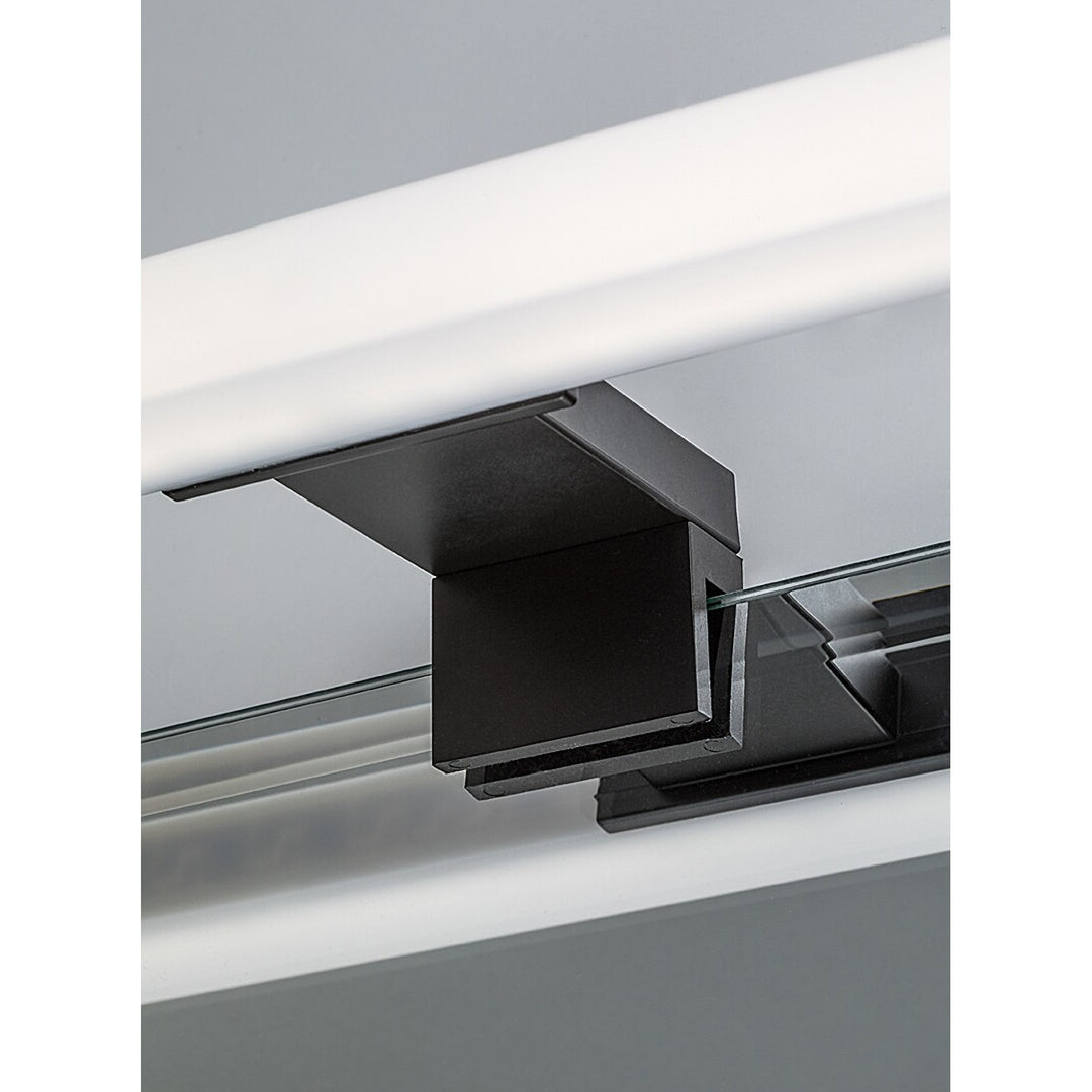 Rabalux Oliro LED-badeværelseslampe, 4 W, sort, IP44, 4000 K, 75050