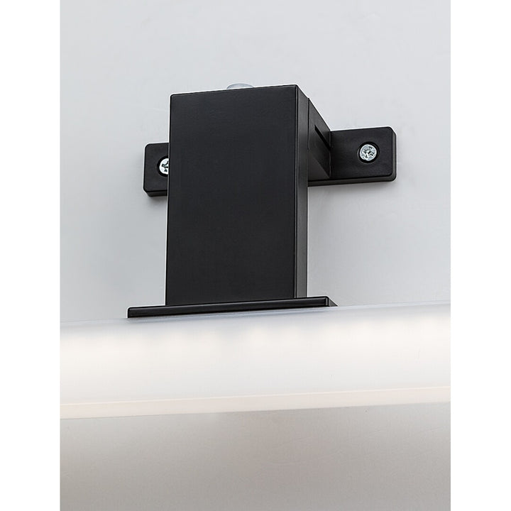 Rabalux Oliro LED-badeværelseslampe, 4 W, sort, IP44, 4000 K, 75050