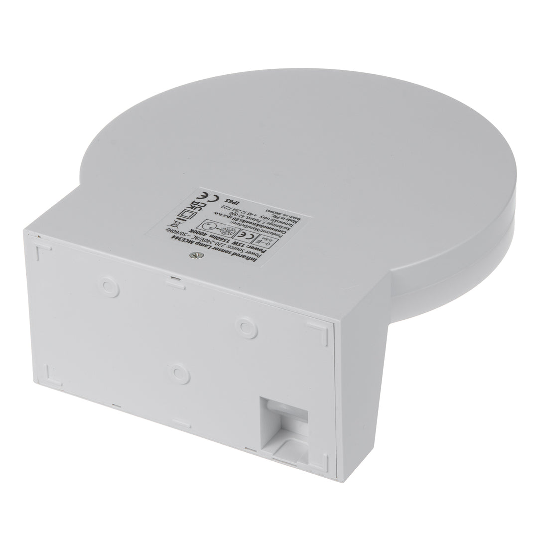 Maclean LED-lampe med bevægelsessensor, PIR-bevægelsessensor, hvid, 15 W, IP65, 1560 lm, neutral hvid farve (4000 K) MCE344 W, 2 stk.