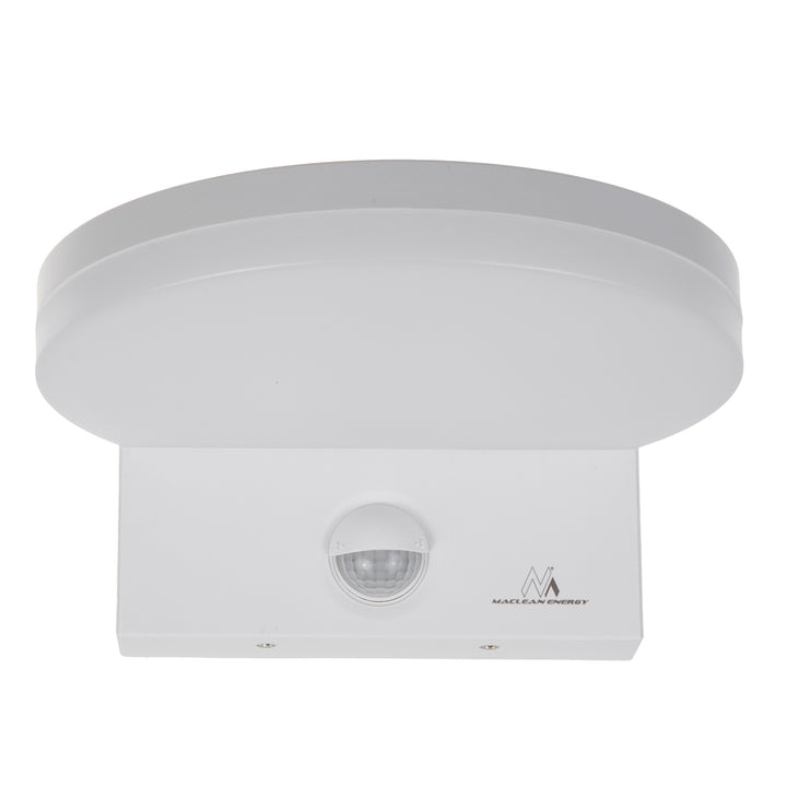 Maclean LED-lampe med bevægelsessensor, PIR-bevægelsessensor, hvid, 15 W, IP65, 1560 lm, neutral hvid farve (4000 K) MCE344 W, 2 stk.