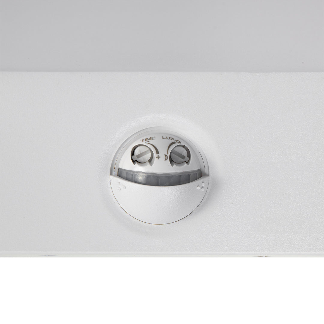 Maclean LED-lampe med bevægelsessensor, PIR-bevægelsessensor, hvid, 15 W, IP65, 1560 lm, neutral hvid farve (4000 K) MCE344 W, 2 stk.