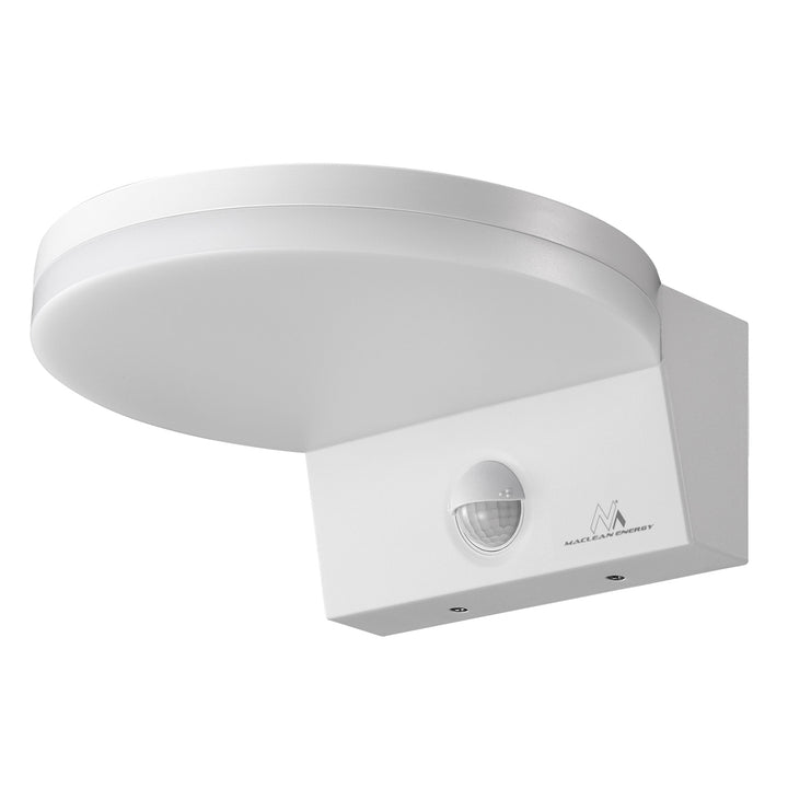 Maclean LED-lampe med bevægelsessensor, PIR-bevægelsessensor, hvid, 15 W, IP65, 1560 lm, neutral hvid farve (4000 K) MCE344 W, 2 stk.