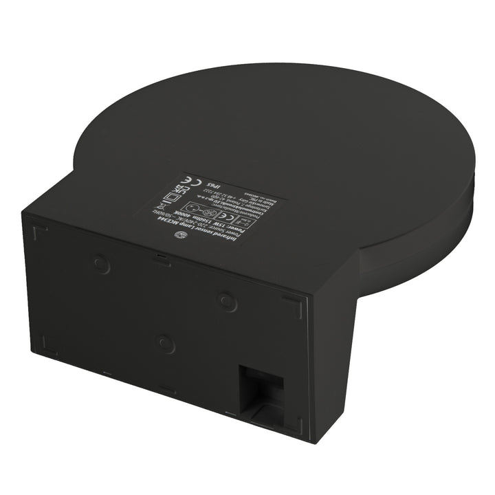 Maclean LED-lampe med bevægelsessensor, PIR-bevægelsessensor, sort, 15 W, IP65, 1560 lm, neutral hvid farve (4000 K) MCE344 B, 2 stk.