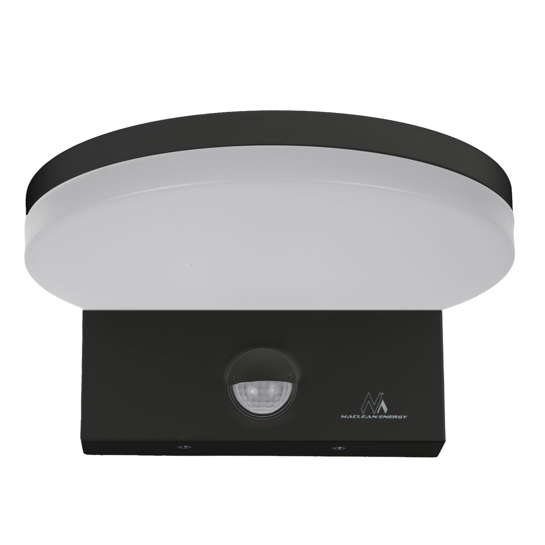 Maclean LED-lampe med bevægelsessensor, PIR-bevægelsessensor, sort, 15 W, IP65, 1560 lm, neutral hvid farve (4000 K) MCE344 B, 2 stk.