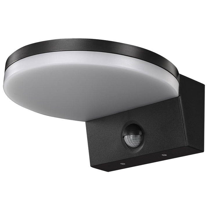 Maclean LED-lampe med bevægelsessensor, PIR-bevægelsessensor, sort, 15 W, IP65, 1560 lm, neutral hvid farve (4000 K) MCE344 B, 2 stk.
