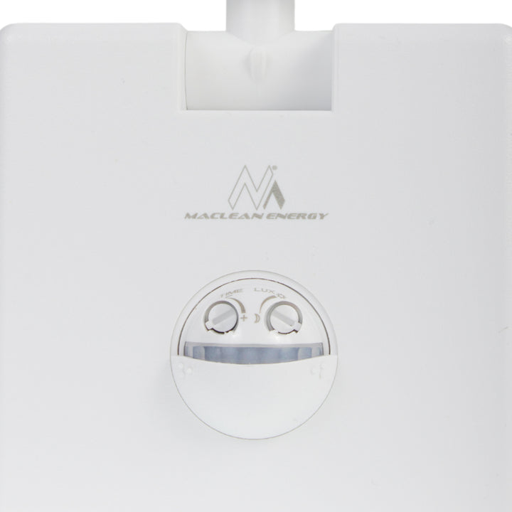 Maclean LED-lampe med bevægelsessensor, PIR-bevægelsessensor, hvid, 10 W, IP65, 800 lm, neutral hvid farve (4000 K) MCE516 W, 2 stk.