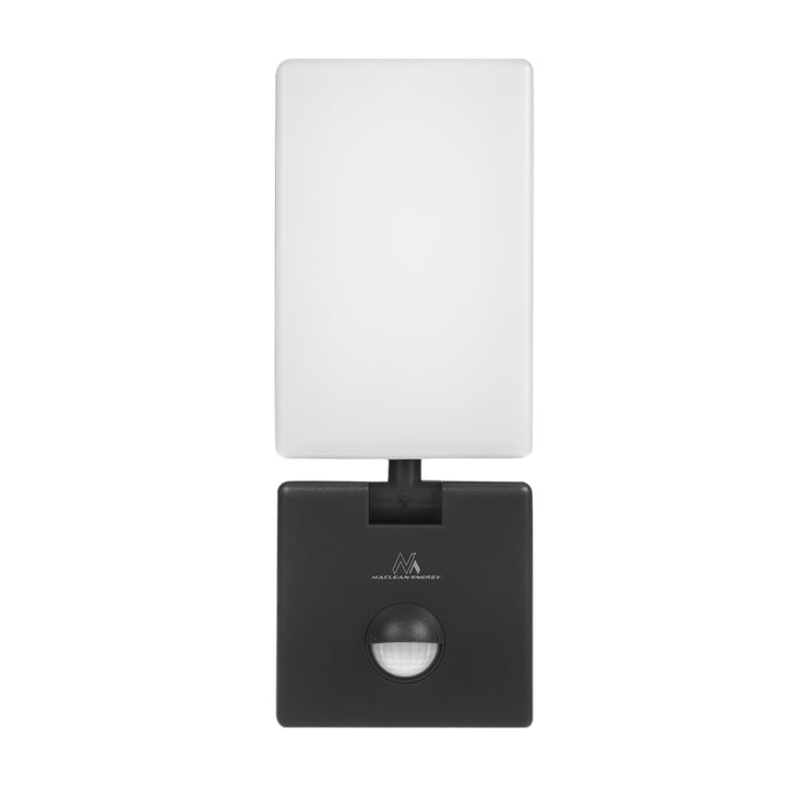 Maclean LED-lampe med bevægelsessensor, PIR-bevægelsessensor, sort, 10 W, IP65, 800 lm, neutral hvid farve (4000 K) MCE516 B, 2 stk.
