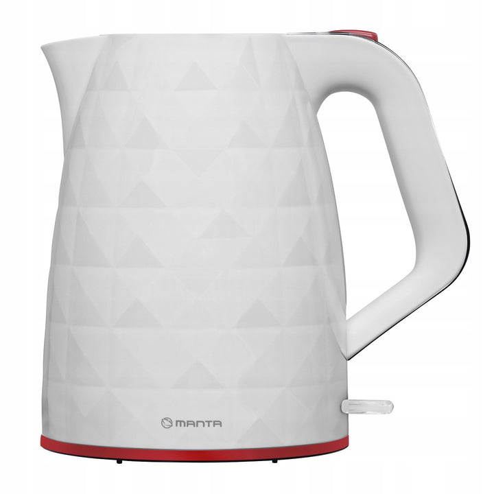 Manta ORISA trådløs elkedel, 1,7 l, 2200 W, hvid