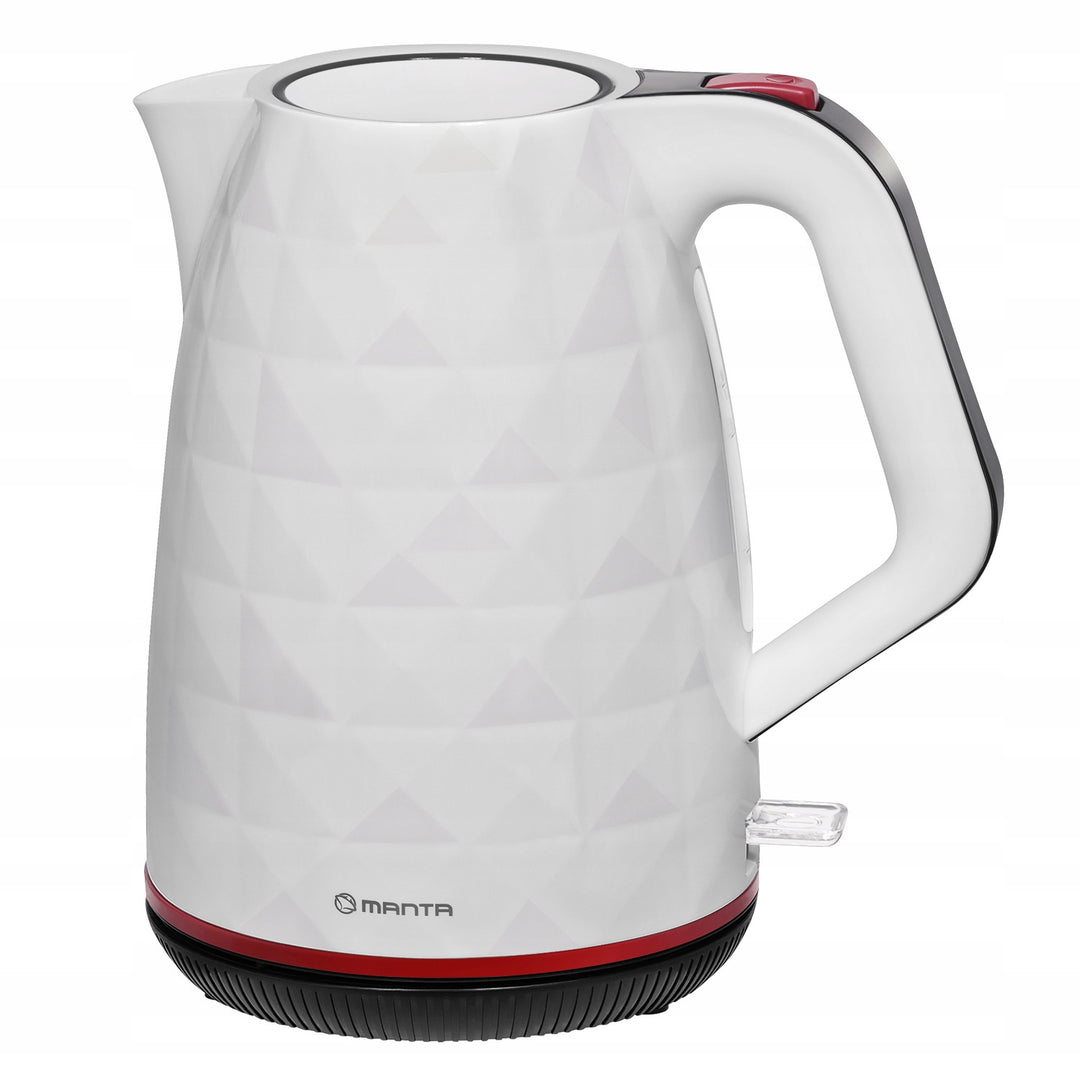Manta ORISA trådløs elkedel, 1,7 l, 2200 W, hvid