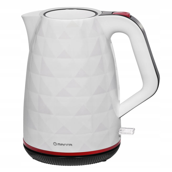 Manta ORISA trådløs elkedel, 1,7 l, 2200 W, hvid