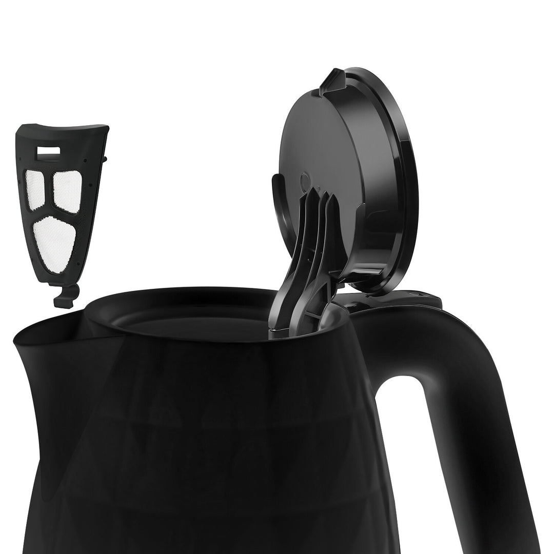 Manta ORISA trådløs elkedel, 1,7 l, 2200 W, sort