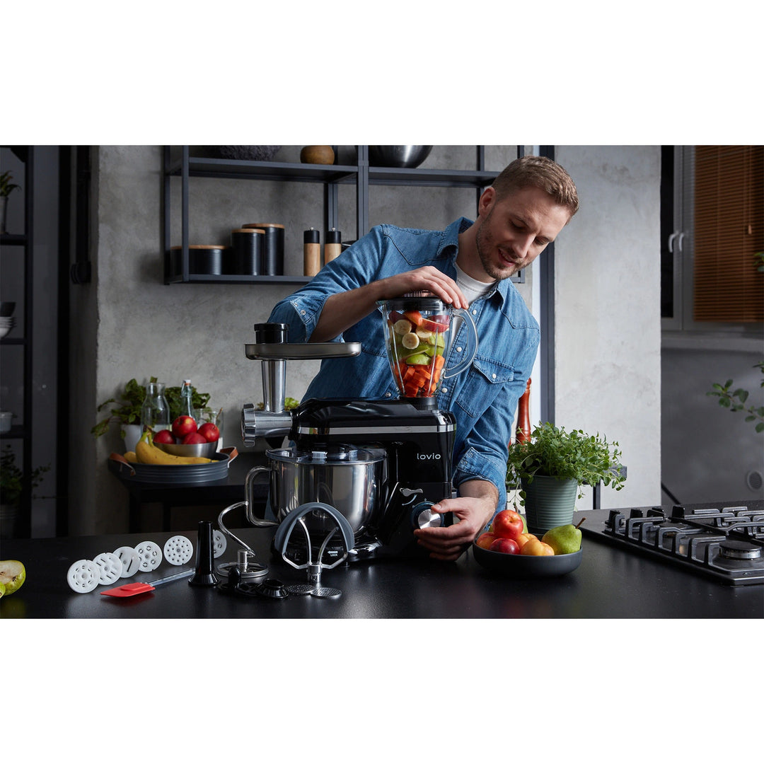 Lovio ChefAssistant Plus planetarmixer, sort, LVSTM02PBK
